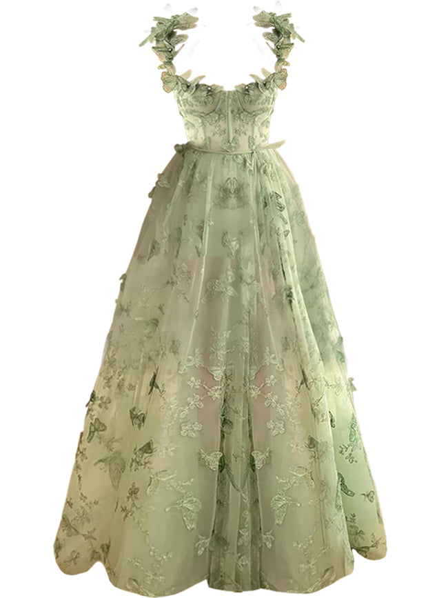 Flowers Bridesmaid Wedding Dress Princess Dress Main Image