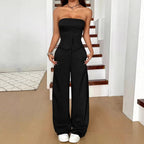 Sleeveless V-neck Vest And Suit Pants Set For Professional Commuting In Europe And The US