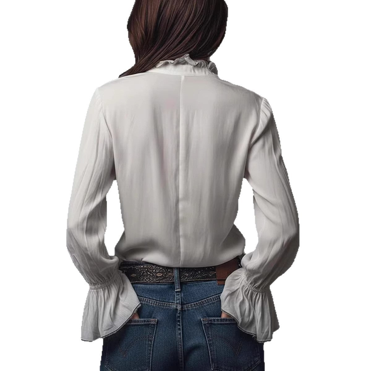 European And American Style Casual Resort Shirt For Women