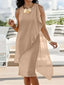 Summer Urban Women Elegant Irregular Chiffon Dress