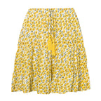 High waist ruffled little daisy skirt
