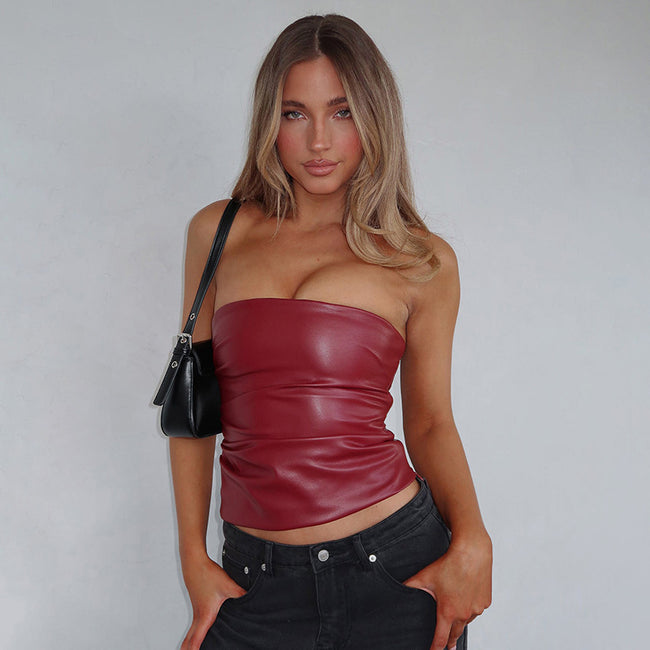 Women's Fashion Clothing Tank-top Leather Main Image
