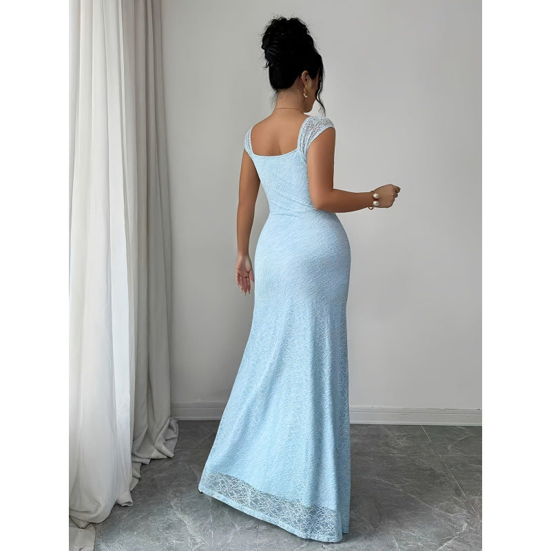 Elegant Slim-fit Long Dress For Women
