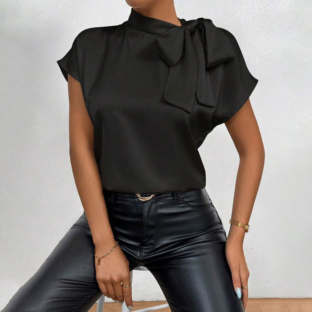 European And American Popular Satin Shirt For Women