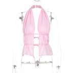 Summer Hollow-Out Versatile Vest Women