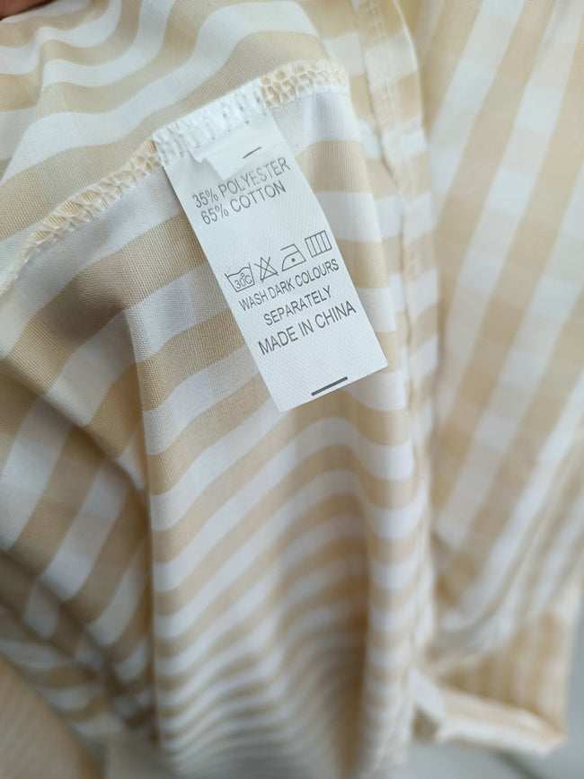 Summer Plaid Print Pleated Ruffle Dress INS Fashion Sleeveless A-line Swing Beach Dress Women's Clothing Main Image