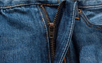 Women's A-line over ankle mid-length denim skirt