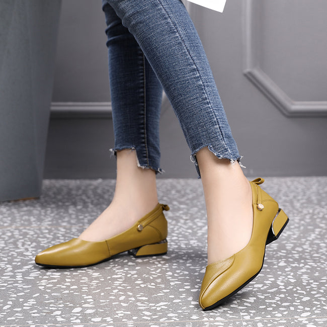 Low Top Pumps Pointed Toe Heels Hover Image