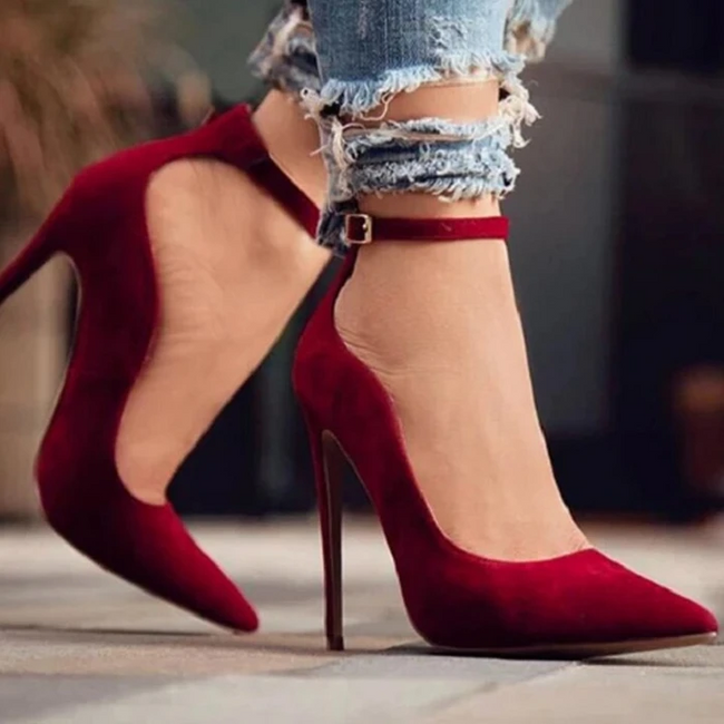 Buckle pointed high heels Main Image