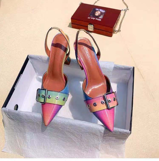 Pointed rhinestone high heels fairy style Main Image