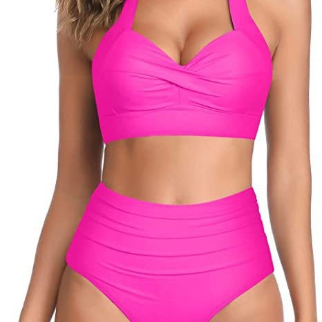 Split Bow Bikini Seaside Vacation Swimwear Main Image