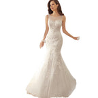 Fishtail Slim Wrapped Sexy Wedding Dress