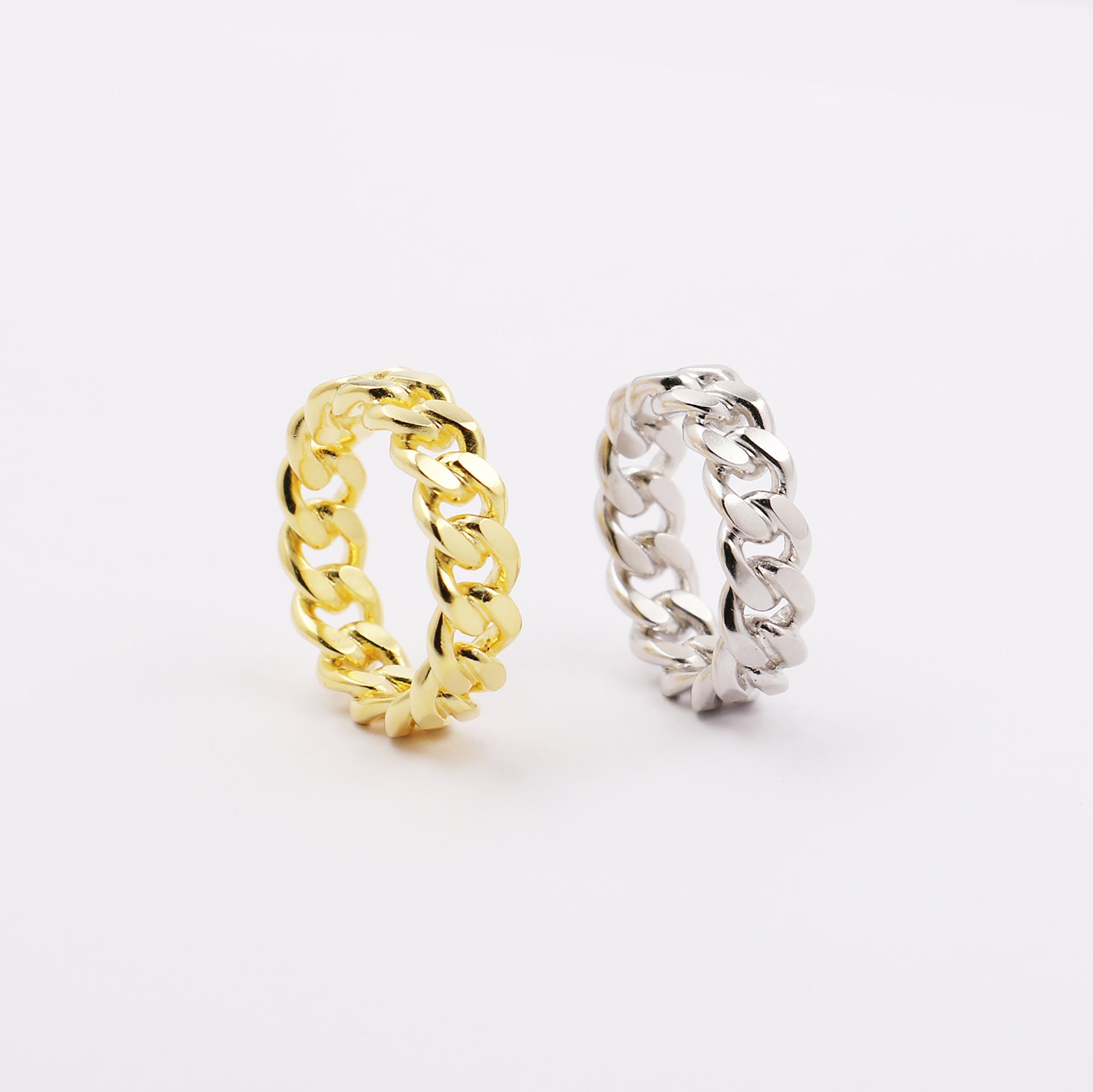 Chain Ring Men's And Women's Creative Rings