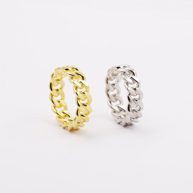 Chain Ring Men's And Women's Creative Rings Main Image