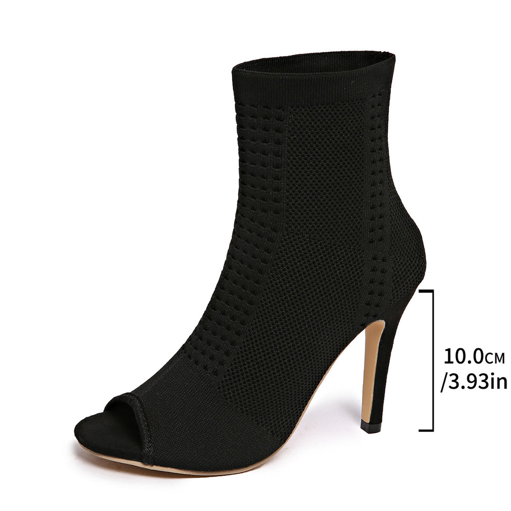 European And American-style Figure-flattering Peep-toe Sandals For Women
