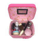 Cosmetic Case Women's Bag Bow Large Capacity Fashion Storage Box Cute Simple Portable Travel Makeup Pu Bag