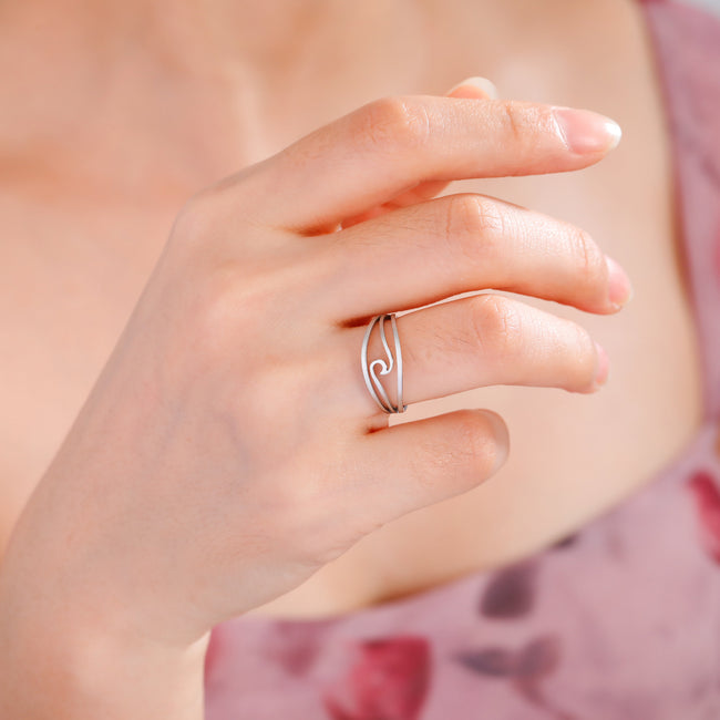 Men's And Women's Rings Stainless Steel Minimalist Hover Image