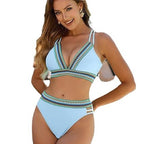 Women's High Waist Bikini Split Suit