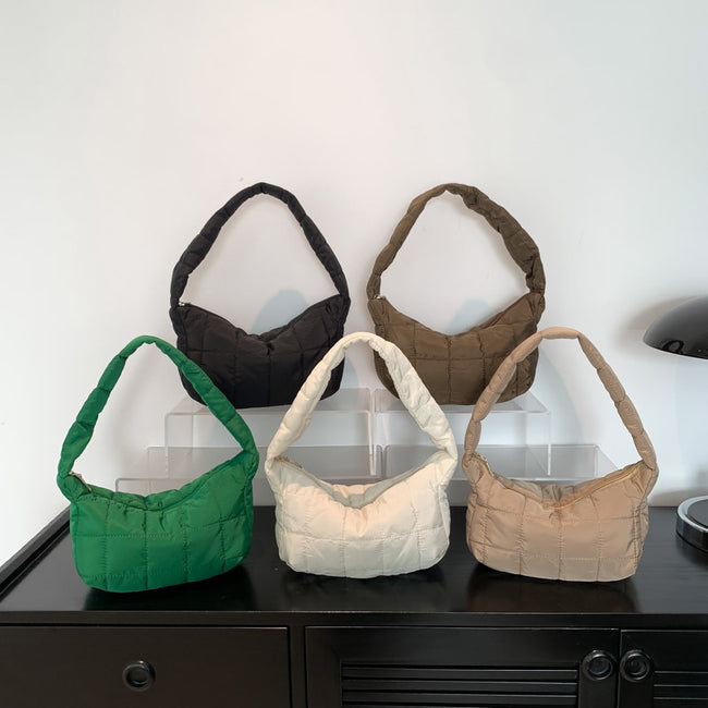 Fashionable Internet-Famous Underarm Shoulder Bag Trendy Pleated Cloud-Shaped Handbag For Women Main Image