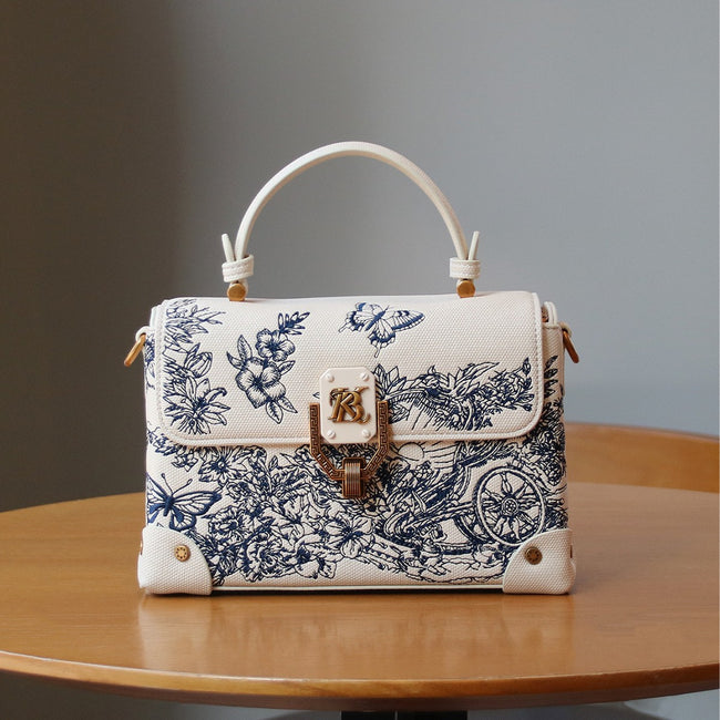 Light-luxury Intricately Embroidered Tote Shoulder Or Crossbody Bag For Women Main Image