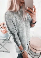 Simple Women's Round Neck Pullover Sweater Sweater Women