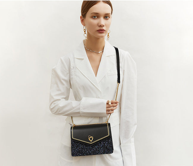New Chain Love Starry Sky Diagonal Shoulder Bag Women Main Image