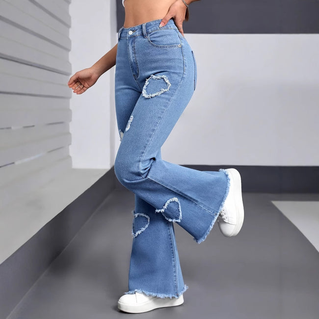 Stylish Casual Denim Jeans For Women Main Image
