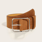 Retro Wide Waist Slimming Dress Elegant American Belt