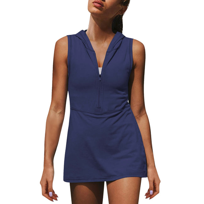 Women's Half Zipper Sports Dress Main Image