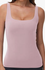 Summer Fashion Sleeveless Vest Square Collar Vest For Women