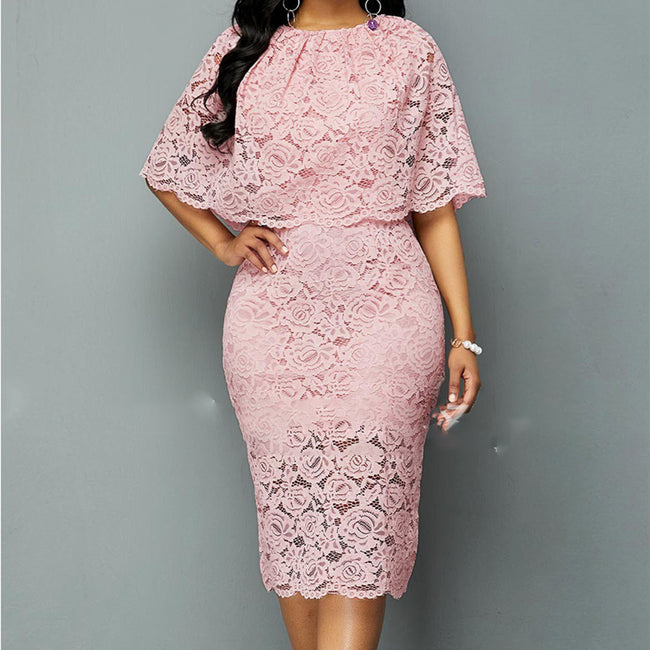 MD African Lace Dresses For Women Fashion New Africa Sexy Wedding Outfit 4XL 5XL Plus Size Maxi Dress Dashiki Ankara Robe Hover Image