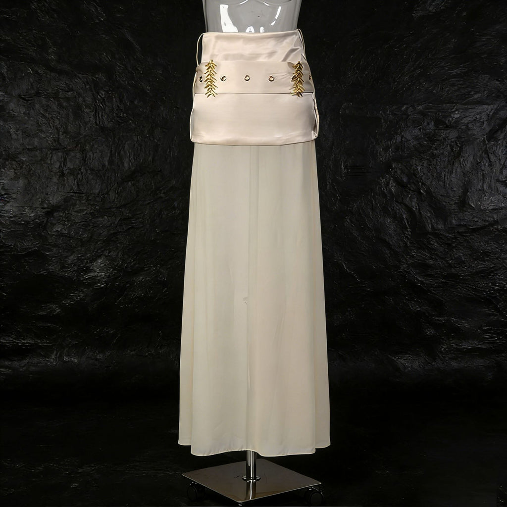 Women's Sexy Vintage Satin Figure-flattering Skirt