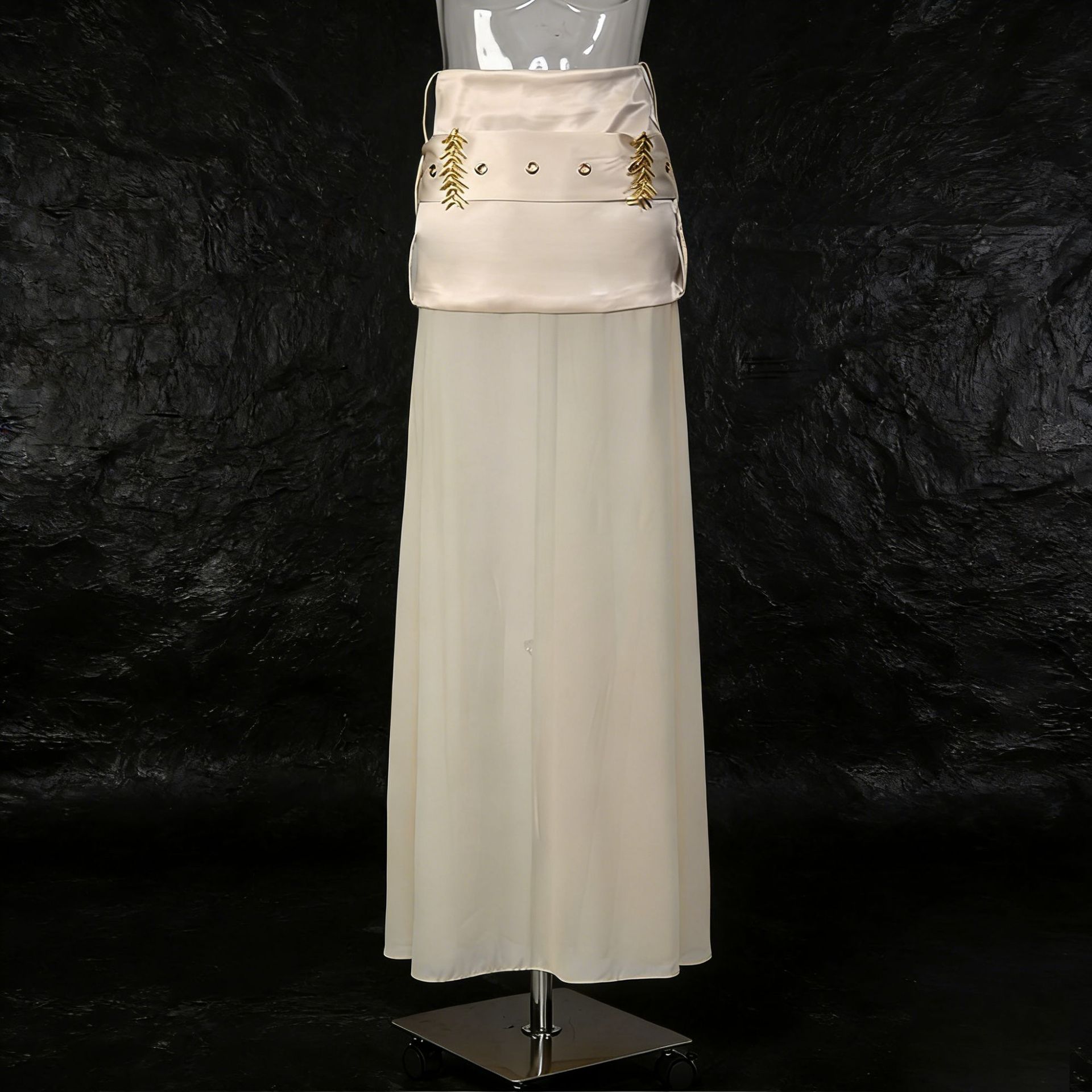 Women's Sexy Vintage Satin Figure-flattering Skirt