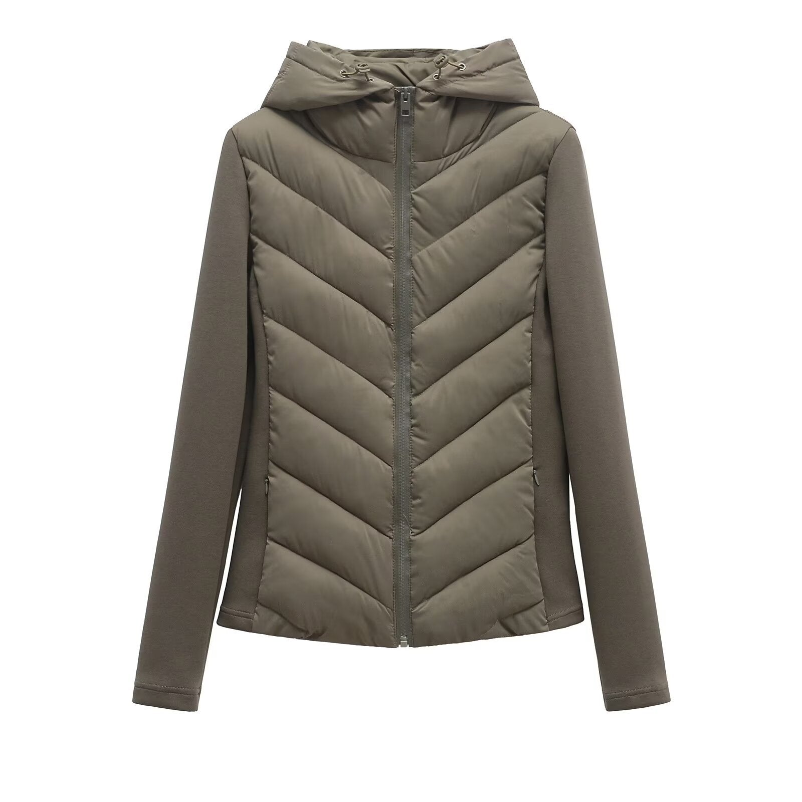 Autumn And Winter New Slim Fit Slimming Hooded Cotton Coat Jacket