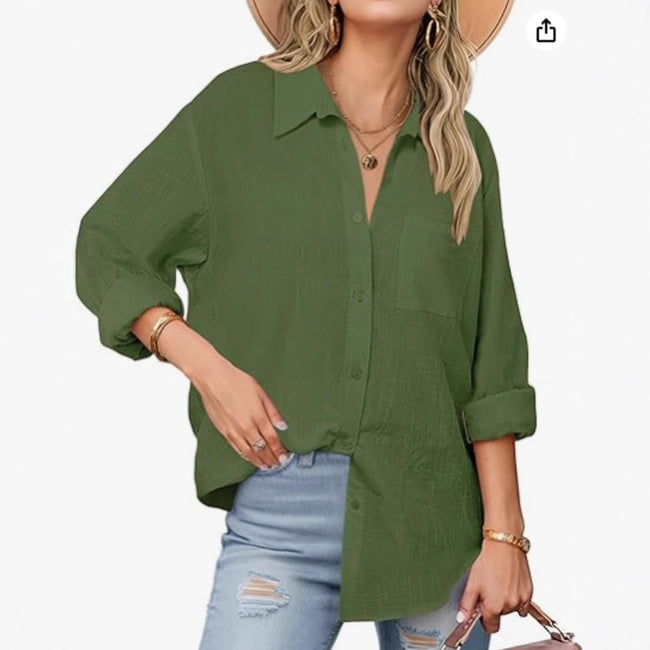 Casual Long-sleeved Shirt For Women Main Image