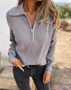 New Casual Solid Color Sweater For Women