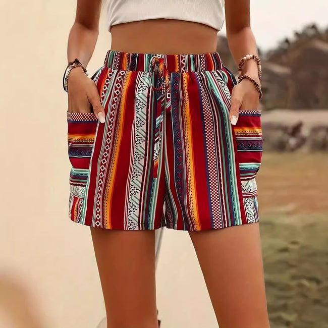 Holiday Fashion Casual Shorts For Women Hover Image