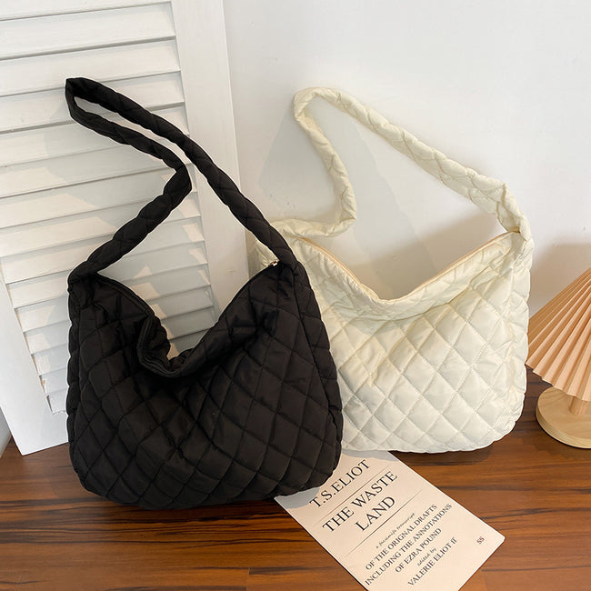 Warm Totes Shoulder Bags For Women Fashion Winter Shopping Bag Hover Image