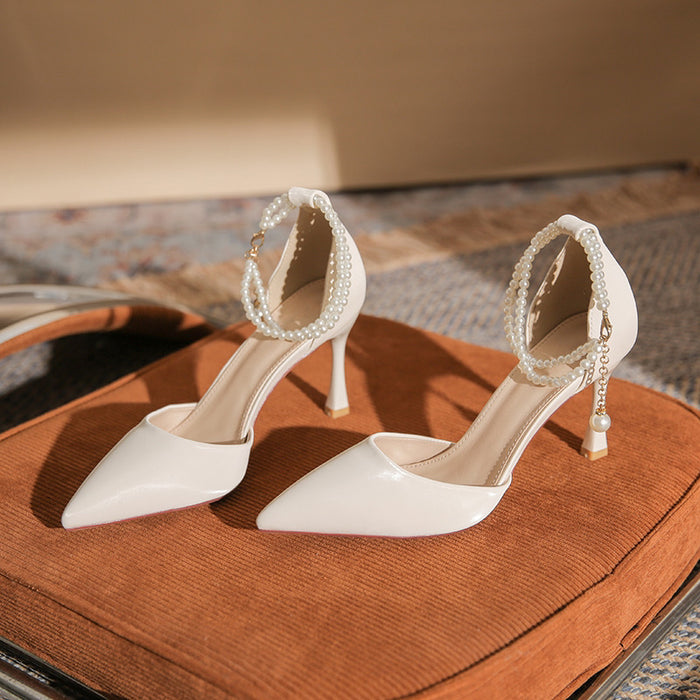 Women's Stiletto Heels With A Pointed Toe