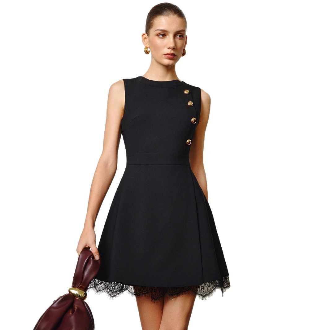 Sleeveless Casual Fashion Simple Dress Women
