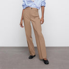 All-match Slimming Straight High Waist Casual Trousers Women