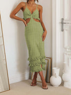 Personalized Sling Temperament Dress Close-fitting Sheath Dress