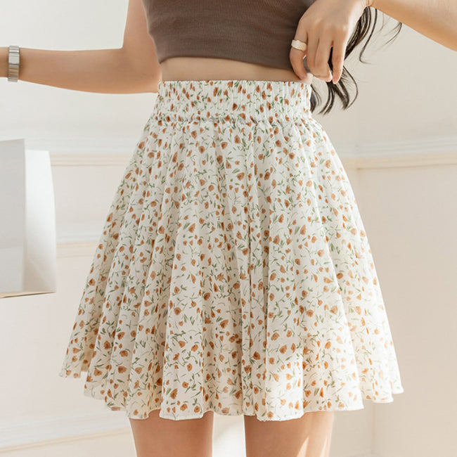 Plus Size Plump Girls Chiffon Floral Dress Children's Summer Main Image