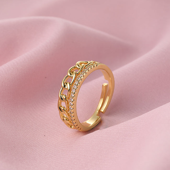 Women's Fashion Personality Versatile Belt Rings Hover Image