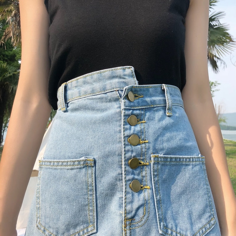 Slim high waist bag hip skirt