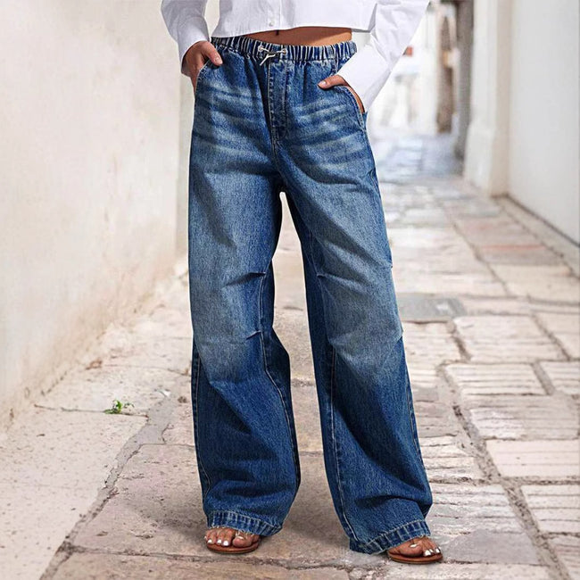 European And American Loose Jeans For Women Main Image
