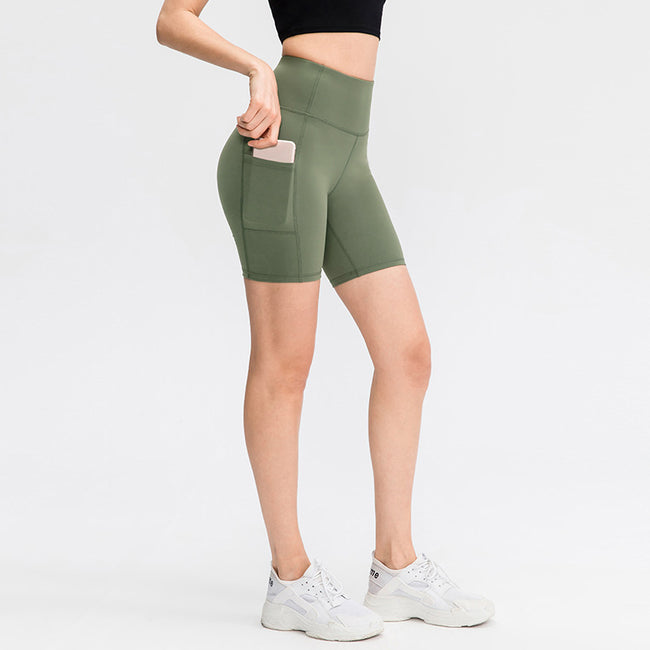 New Pocket Yoga Shorts For Women Hover Image