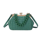 Small Design Pleated Single Shoulder Messenger Bag For Women