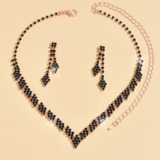 Bridal Jewelry Wedding Hair Accessories Accessories Necklace And Earrings Suite Women Main Image