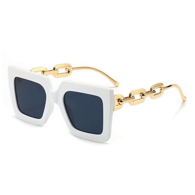 Square Chain Sunglasses Sun Glasses Retro Personalized Fashion Sunglasses For Women Main Image